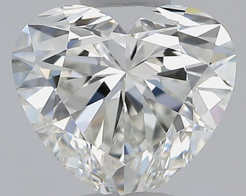 0.72 carat H-IF Natūralus Heart Deimantas (1)