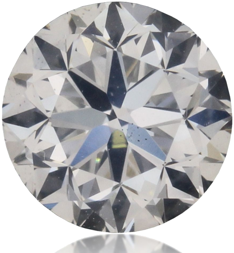 0.5 carat D-VS2 GD cut Natūralus Round Deimantas (1)