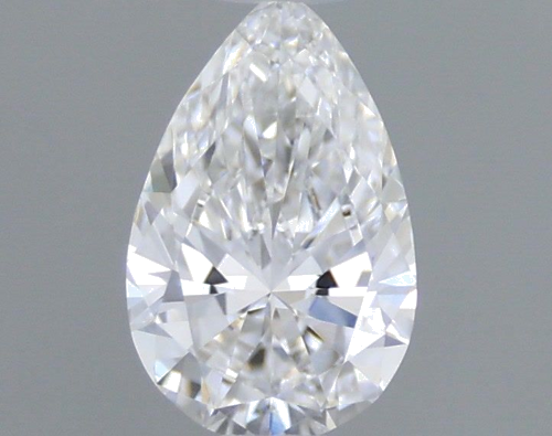 0.3 carat D-VVS2 Natūralus Pear Deimantas (1)