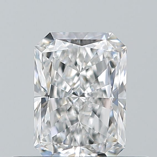 0.5 carat D-VVS1 Natūralus Radiant Deimantas (1)
