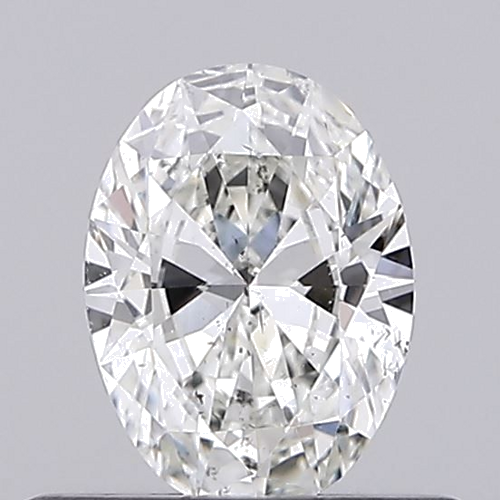 0.38 carat H-SI1 Natūralus Oval Deimantas (1)