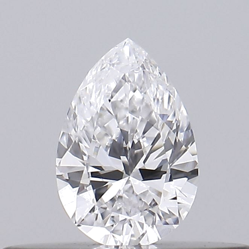 0.18 carat D-VVS2 Natūralus Pear Deimantas (1)
