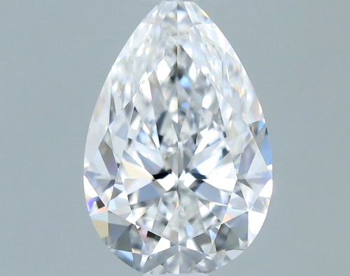 0.31 carat D-VVS2 Natūralus Pear Deimantas (1)