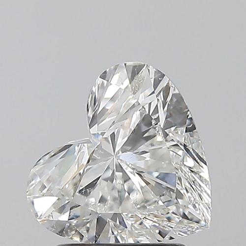 1.7 carat G-SI2 Natūralus Heart Deimantas (1)