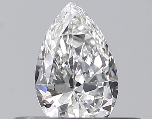 0.25 carat E-VVS2 Natūralus Pear Deimantas (1)