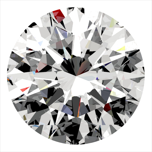 0.32 carat F-VS2 Excellent cut Natūralus Round Deimantas (1)