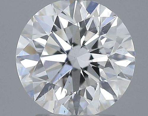 0.52 carat G-SI2 Excellent cut Natūralus Round Deimantas (1)