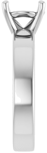 Sužadėtuvių Žiedas „Solitaire“ 585 Baltojo Aukso Round 8.2mm (4)