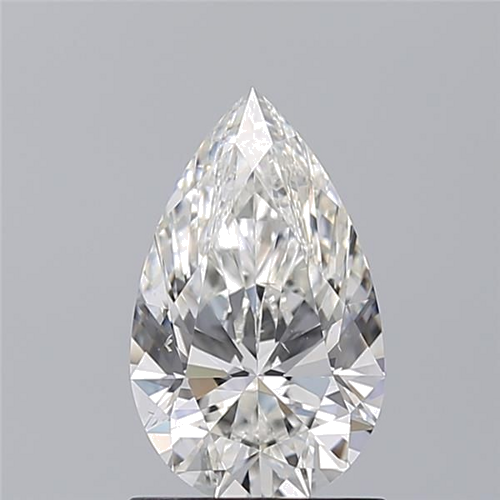 1.2 carat G-VS2 Natūralus Pear Deimantas (1)