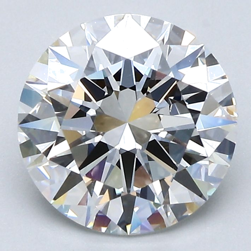 2.4 carat F-VVS1 Excellent cut Natūralus Round Deimantas (1)