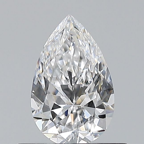 0.5 carat D-VS1 Natūralus Pear Deimantas (1)