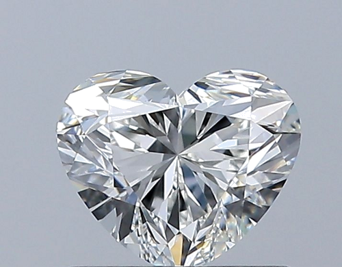0.71 carat H-VVS2 Natūralus Heart Deimantas (1)