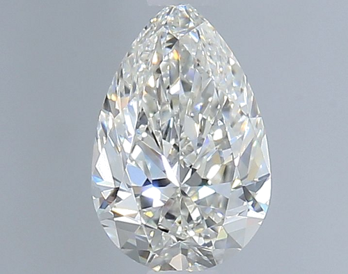 0.5 carat G-VS2 Natūralus Pear Deimantas (1)