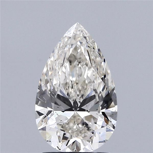 1.72 carat K-SI2 Natūralus Pear Deimantas (1)