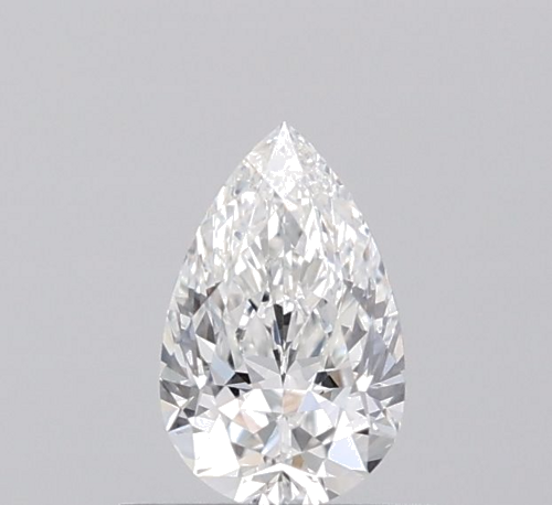 0.5 carat F-VS2 Natūralus Pear Deimantas (1)