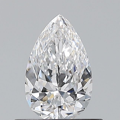 0.51 carat D-VS1 Natūralus Pear Deimantas (1)