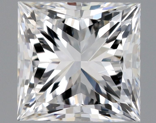 0.51 carat F-VVS2 Natūralus Princess Deimantas (1)