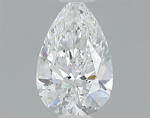 0.33 carat D-VS2 Natūralus Pear Deimantas (1)