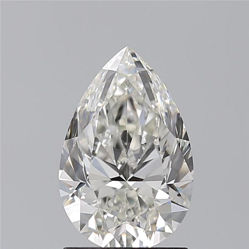 1.7 carat H-VVS2 Natūralus Pear Deimantas (1)
