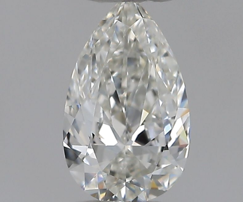 0.3 carat G-VVS2 Natūralus Pear Deimantas (1)