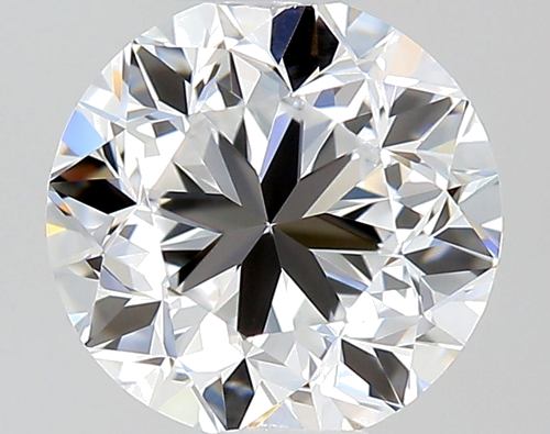0.5 carat D-VVS2 GD cut Natūralus Round Deimantas (1)
