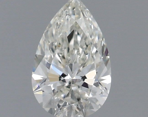 0.4 carat I-IF Natūralus Pear Deimantas (1)