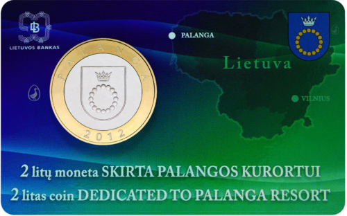 2012 Lithuania resorts 2 litas commemorative coins (2)