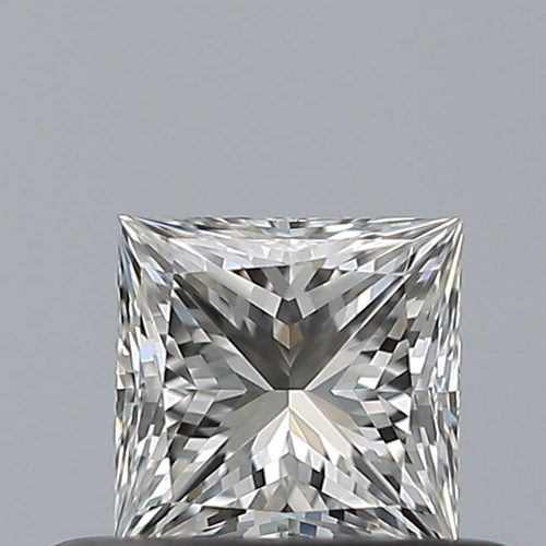 0.38 carat H-VVS1 Natūralus Princess Deimantas (1)
