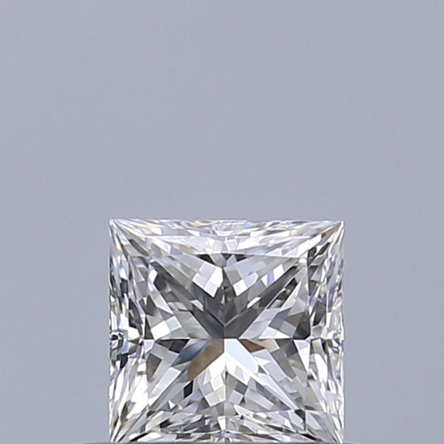 0.42 carat E-VVS2 Natūralus Princess Deimantas (1)