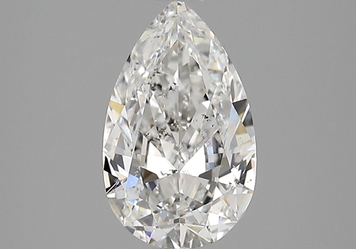 2.01 carat G-SI1 Natūralus Pear Deimantas (1)