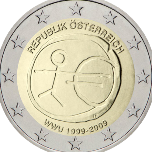 2009. gada Austrijas EMS 2 eiro monēta (2)