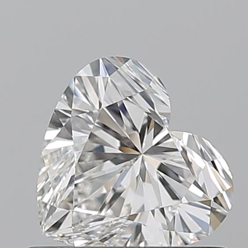 0.72 carat H-VVS1 Natūralus Heart Deimantas (1)