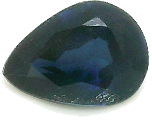 0.35 carat BLUE Pear Safyras (1)