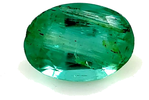 0.46 carat GREEN Oval Smaragdas (1)