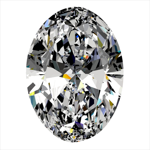 0.4 carat F-VS1 Natūralus Oval Deimantas (1)