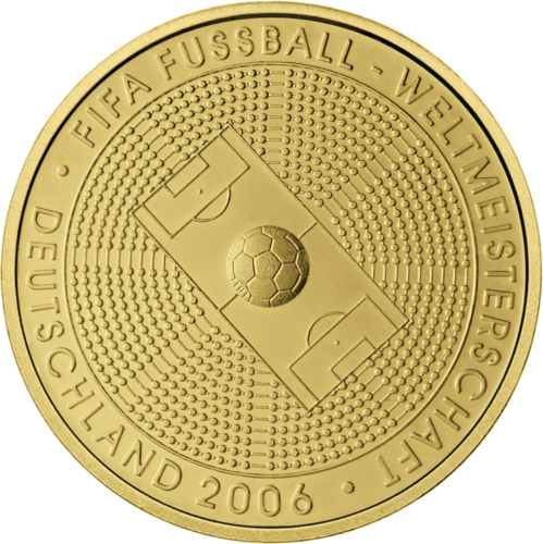 2005 Германия Чемпионат мира по футболу 100 евро золотая монета (1)