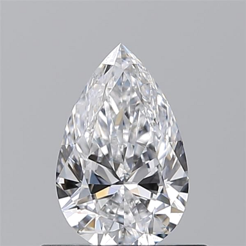 0.5 carat D-VVS1 Natūralus Pear Deimantas (1)