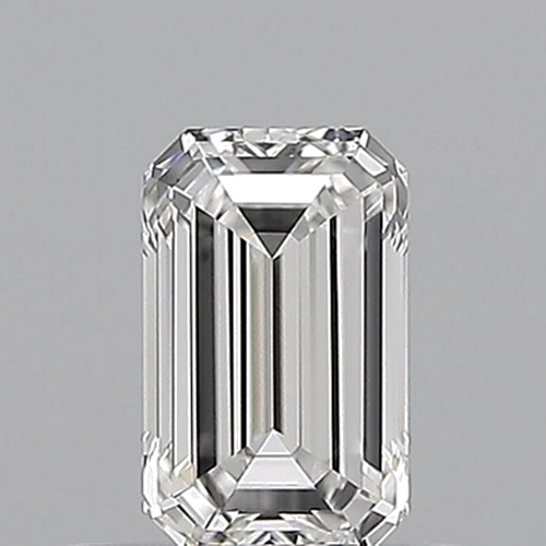 0.57 carat F-VVS1 Natūralus Emerald Deimantas (1)
