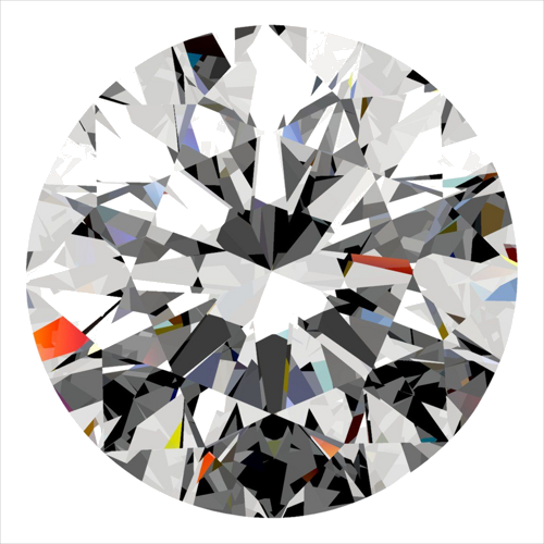 0.31 carat K-VVS2 Excellent cut Natūralus Round Deimantas (1)