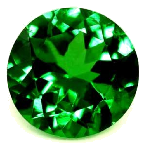 0.49 carat GREEN Round Garnet (1)