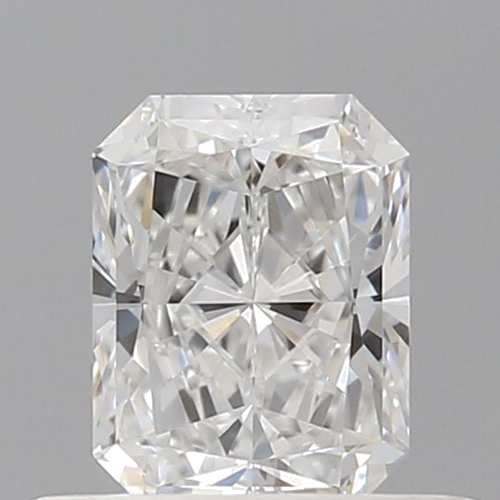 0.5 carat E-VVS2 Natūralus Radiant Deimantas (1)
