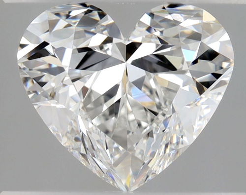 1.71 carat F-VVS2 Natūralus Heart Deimantas (1)
