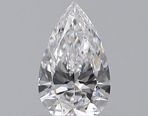 0.3 carat D-VVS2 Natūralus Pear Deimantas (1)
