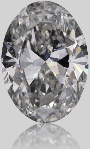 0.3 carat F-SI2 Natūralus Oval Deimantas (1)