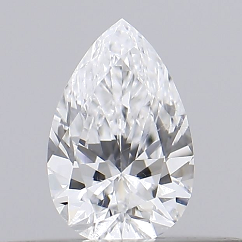 0.18 carat E-SI1 Natūralus Pear Deimantas (1)