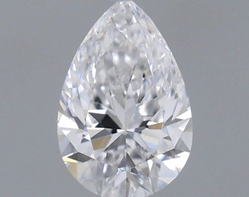 0.3 carat D-VS1 Natūralus Pear Deimantas (1)