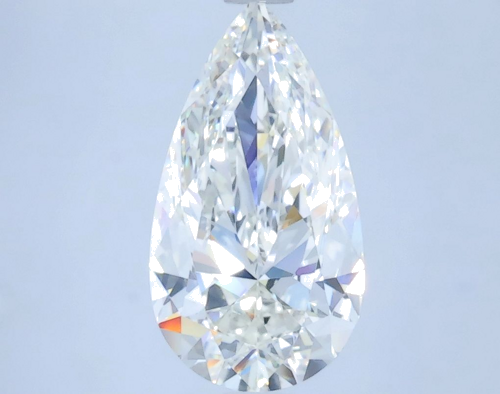 2.02 carat F-VS2 Natūralus Pear Deimantas (1)