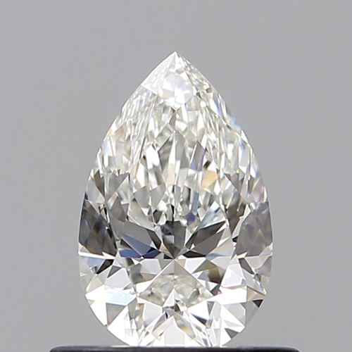 0.57 carat H-VVS2 Natūralus Pear Deimantas (1)