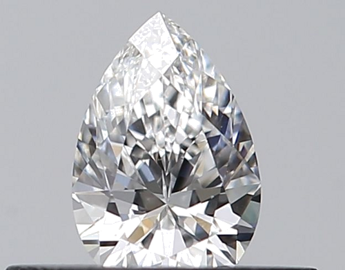 0.27 carat E-VVS1 Natūralus Pear Deimantas (1)