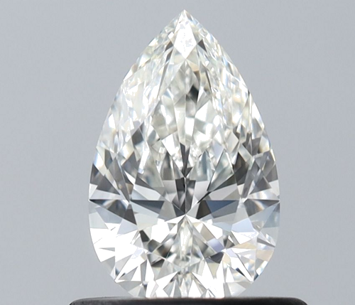 0.57 carat I-VVS2 Natūralus Pear Deimantas (1)